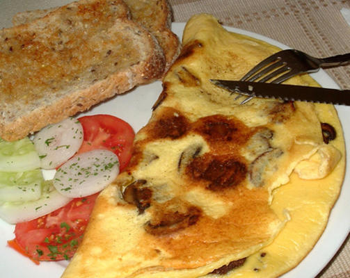 paddestoel omelet