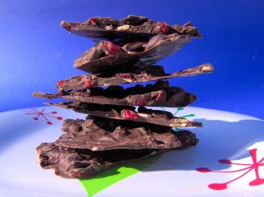 cranberry amandel chocoladerepen met mandarijn schil