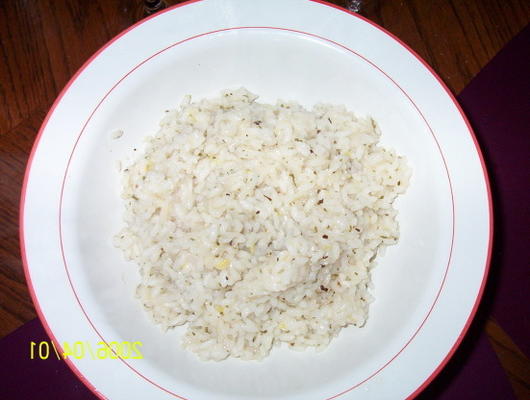 romige citro parmezaanse rijst