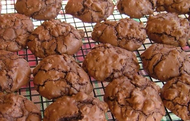 carol's browniedruppels (chocoladekoekjes)