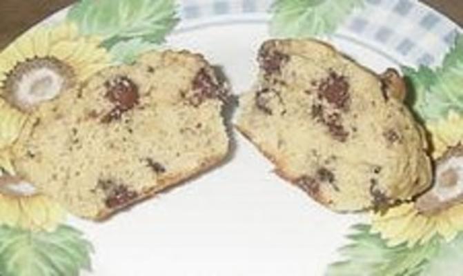 banaan choco chip muffins