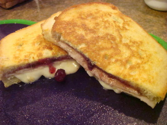 kalkoen monte cristo sandwich