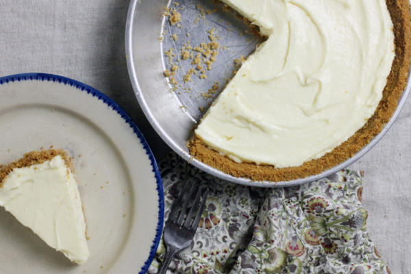 eenvoudige cannoli cheesecake taart