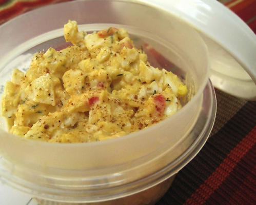 eiersalade met eieren