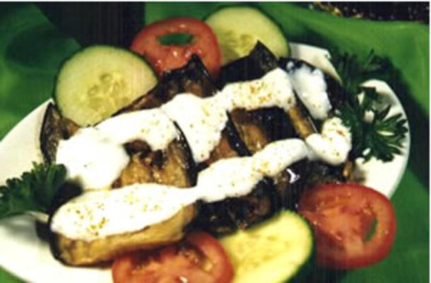 Browned Eggplant (Aubergine) With Yogurt