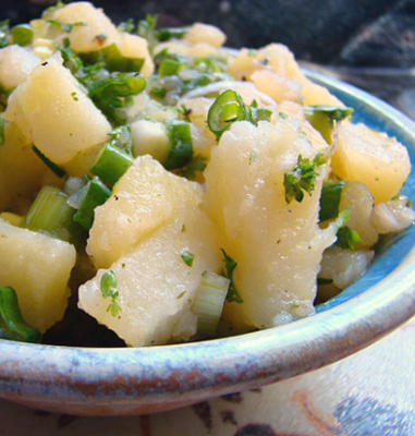 warm gekruide aardappelsalade