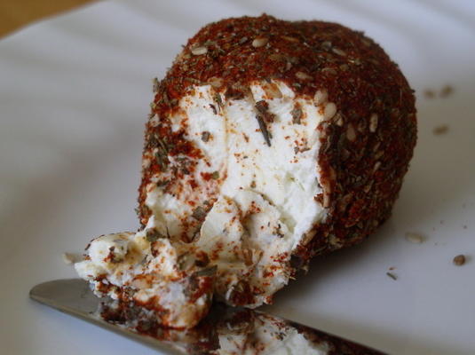 labneh wa za'atar (gekruide yoghurtkaas)
