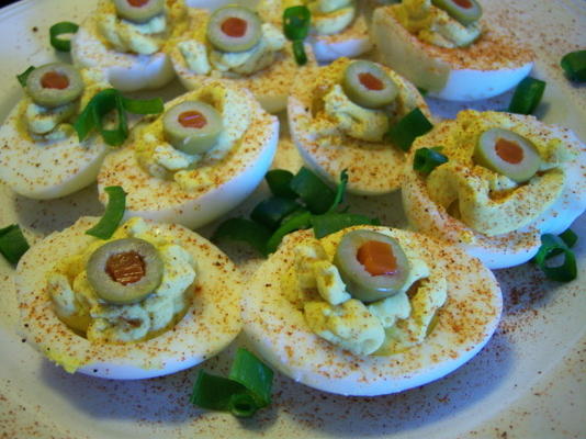 caribbean deviled eggs
