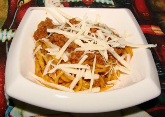 Mexicaanse koekepan spaghetti