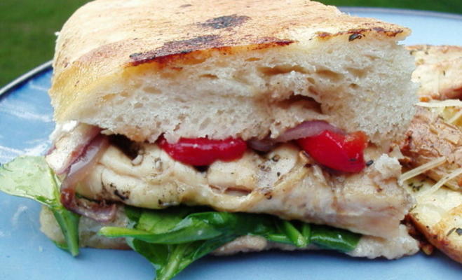 balsamic chicken sandwich (of panini)