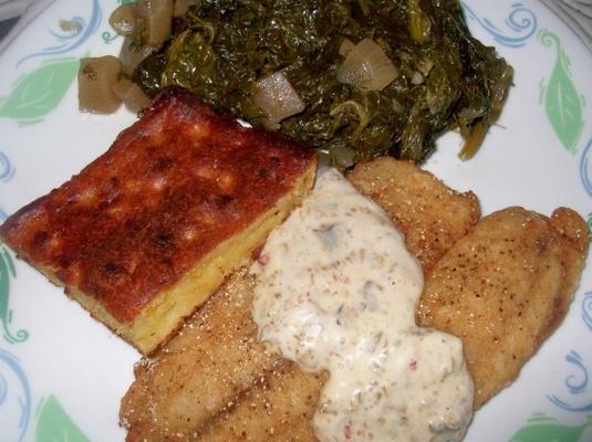 pan gefrituurde cajun tilapia