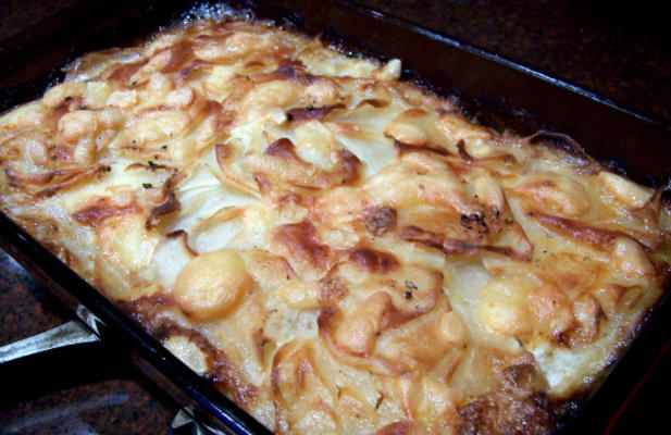 gratin dauphinois (kaas / roomaardappelen)