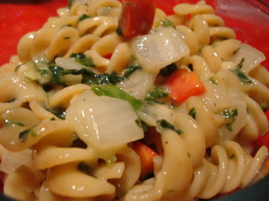 romige pasta met kip en spinazie