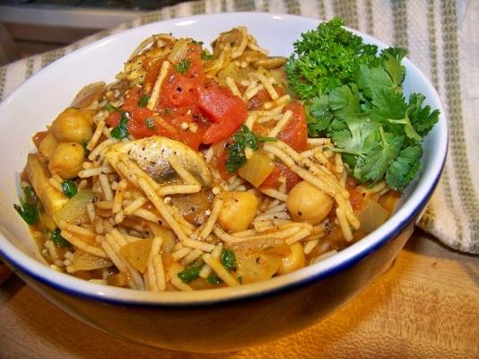 Marokkaanse spaghetti (zeer vetarm en gezond)