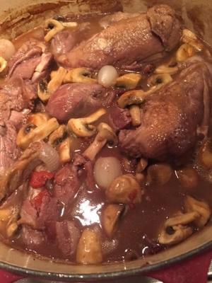 coq au vin door julia child