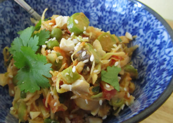 rilling me timbers thaise geïnspireerde cole slaw