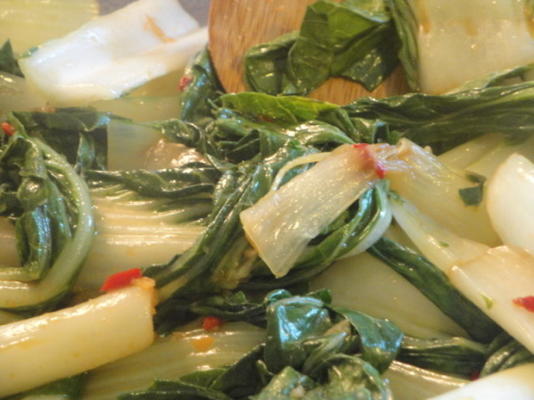 paksoi met Thaise dressing