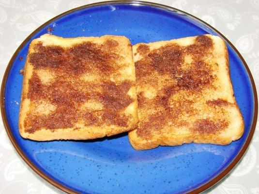 snel en gemakkelijk kaneel toast