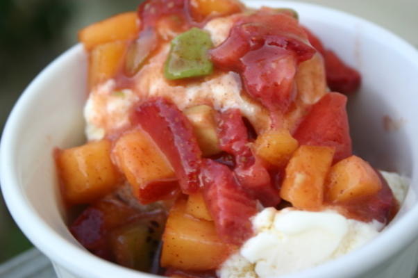 fruitige ijs salsa