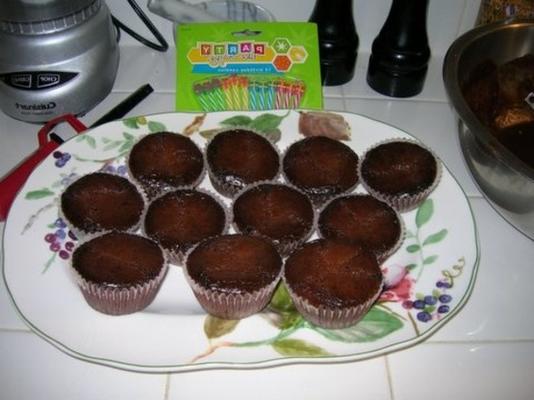 fudge brownie cupcakes