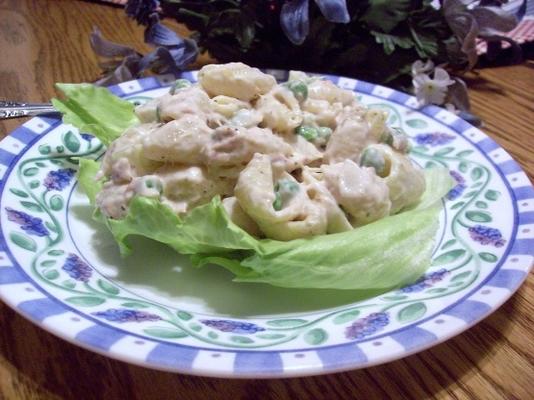 eenvoudige salade van tonijnpasta