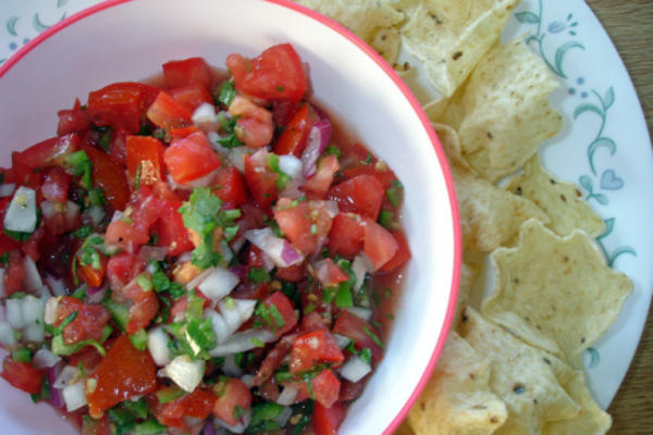 Mexicaanse take-out pico de gallo