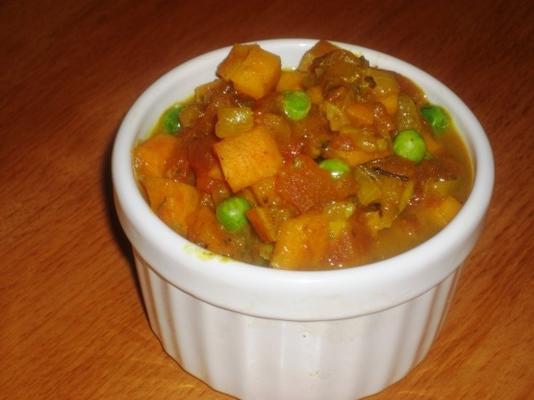 pittige yam-curry