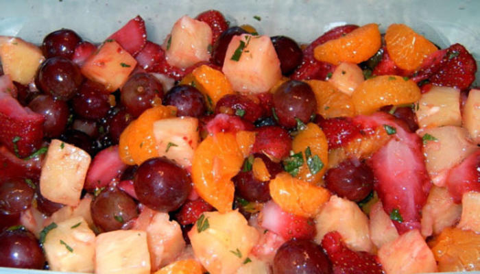 geslagen fruitsalade