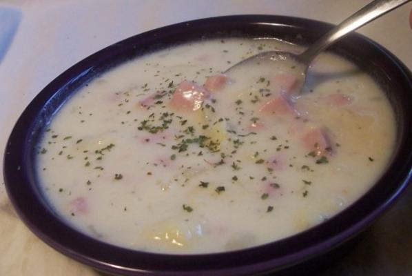 bloemkool-ham chowder