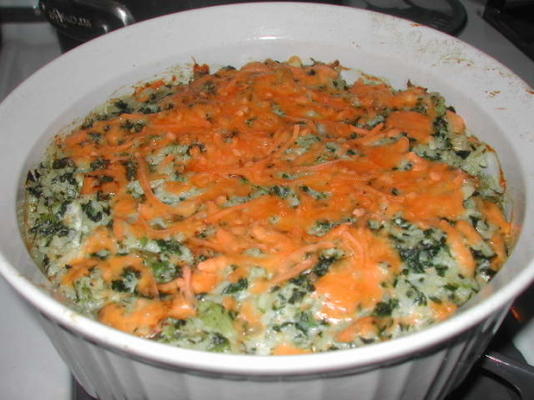 groene rijst braadpan