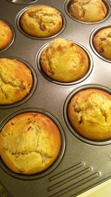 granaatappel-gember muffins