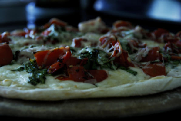 olijf tuin caprese flatbread