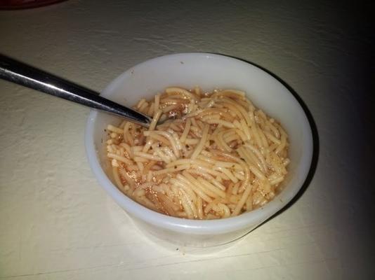 traditionele tex-mex sopa fideo / pasta