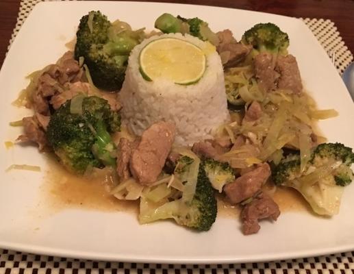 broccoli varkensvlees