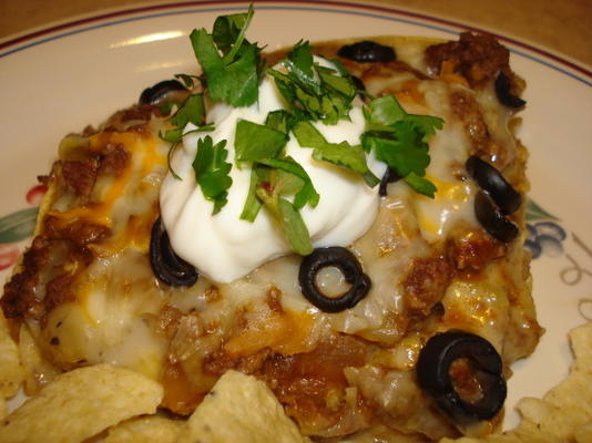 seizoen kaas en chili enchilada crock pot braadpan