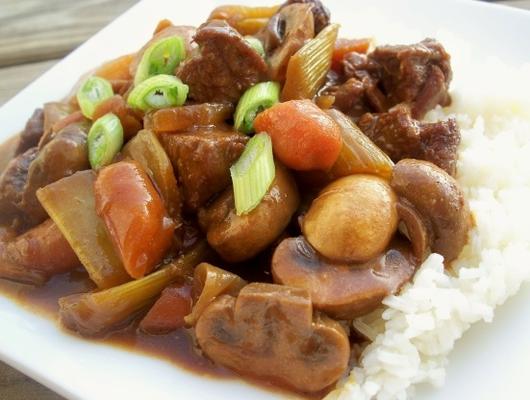 slowcooker hoisin rundvleesstoofpot