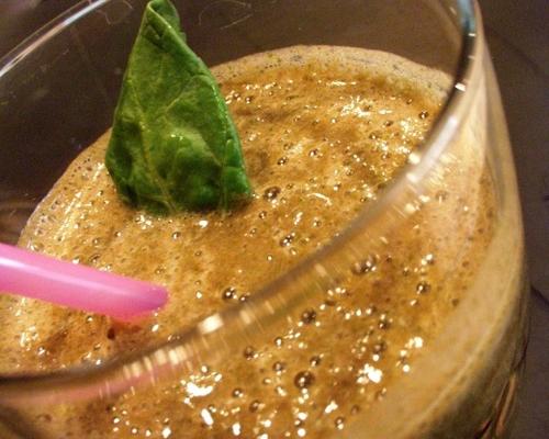 chocolade oranje groene smoothie