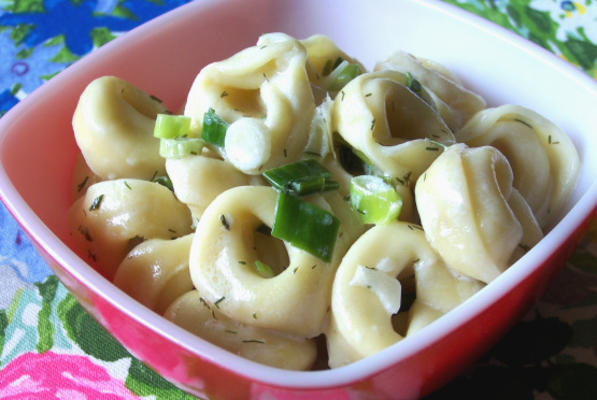 romige tortellini van het kruid