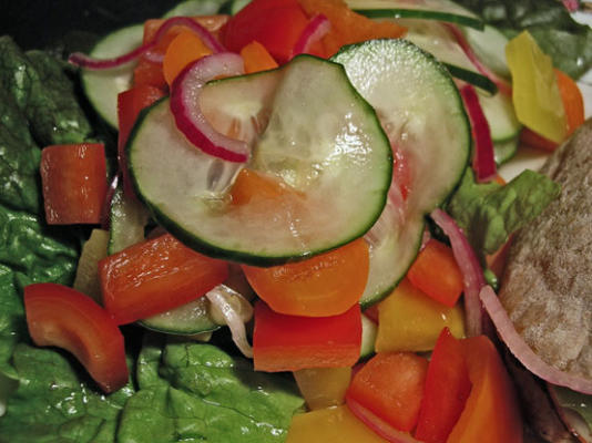 verfrissende plantaardige salade