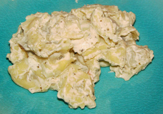 roomkaas pesto tortellini