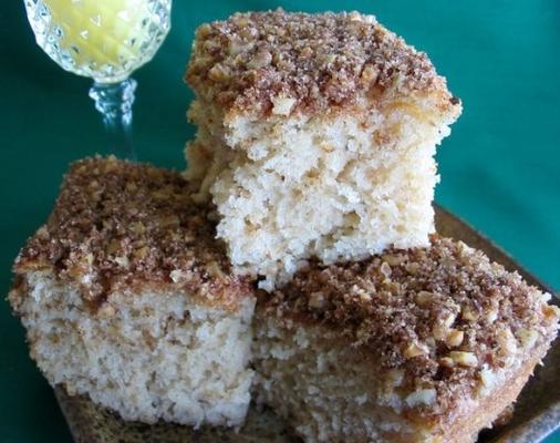 snelle kaneel streusel koffie cake