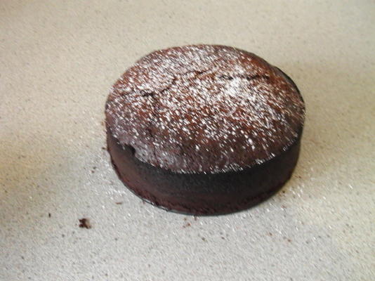 Italiaanse chocolade walnoot cake (flourless)