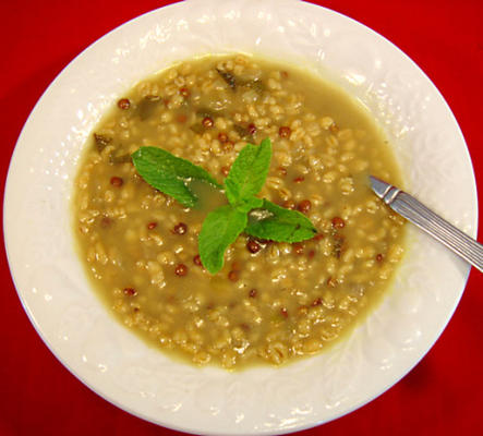Iraanse gerst soep