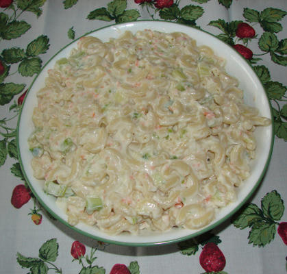 zoete n zure macaroni salade