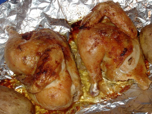 cornish spel kippen met salie en knoflook