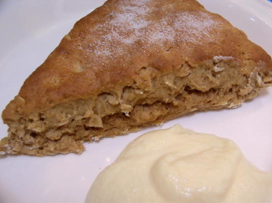 peperkoek scones met citroen-ontbijtroom