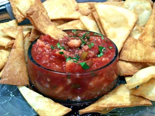joanne's pittige garnalensalsa
