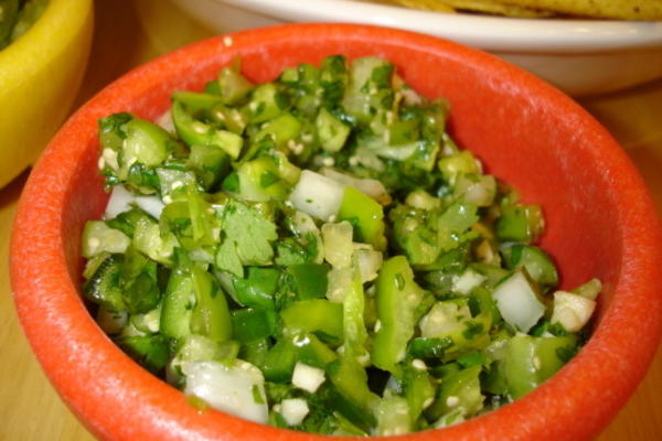 salsa verde voor liefhebbers van koriander