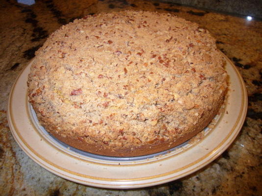 zoete aardappel-pecannoot koffie cake