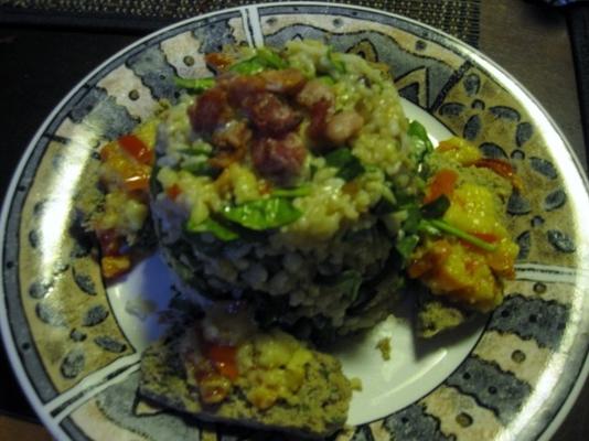spinazie rijstsalade